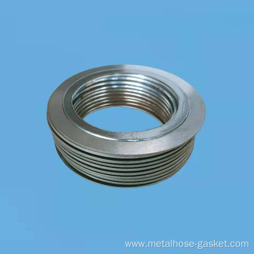 Spiral wound gaskets with outer ring